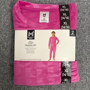Member's Mark Cozy Pink Pajama Set for Girls